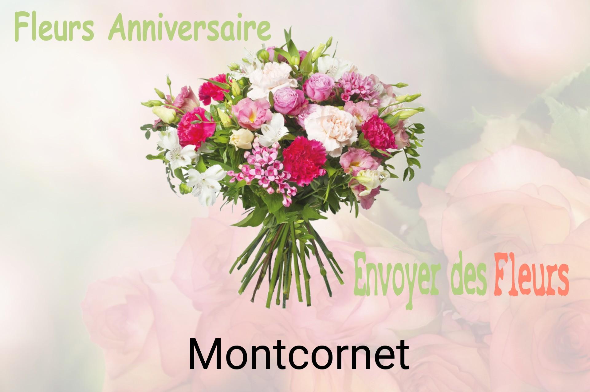 Bouquet de fleurs d’anniversaire livré à Montcornet