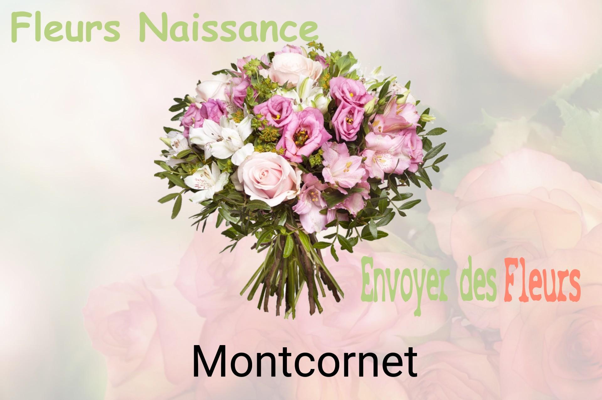 Bouquet de fleurs de naissance livré à Montcornet